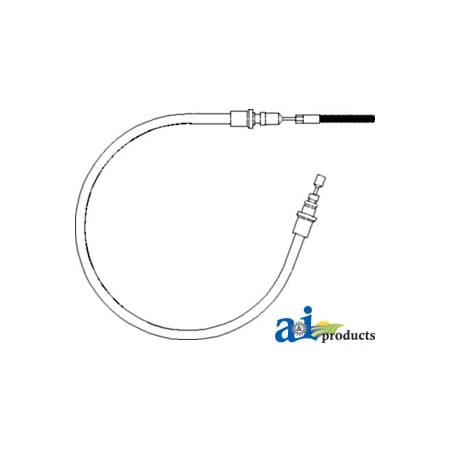 A & I Products Cable; LH Hand Brake 11" x10" x0.5" A-82016966